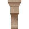 Ekena Millwork 2 1/2"W x 4"D x 6"H Small Gomez Wood Bracket, Mahogany BKTW02X04X06GOGM